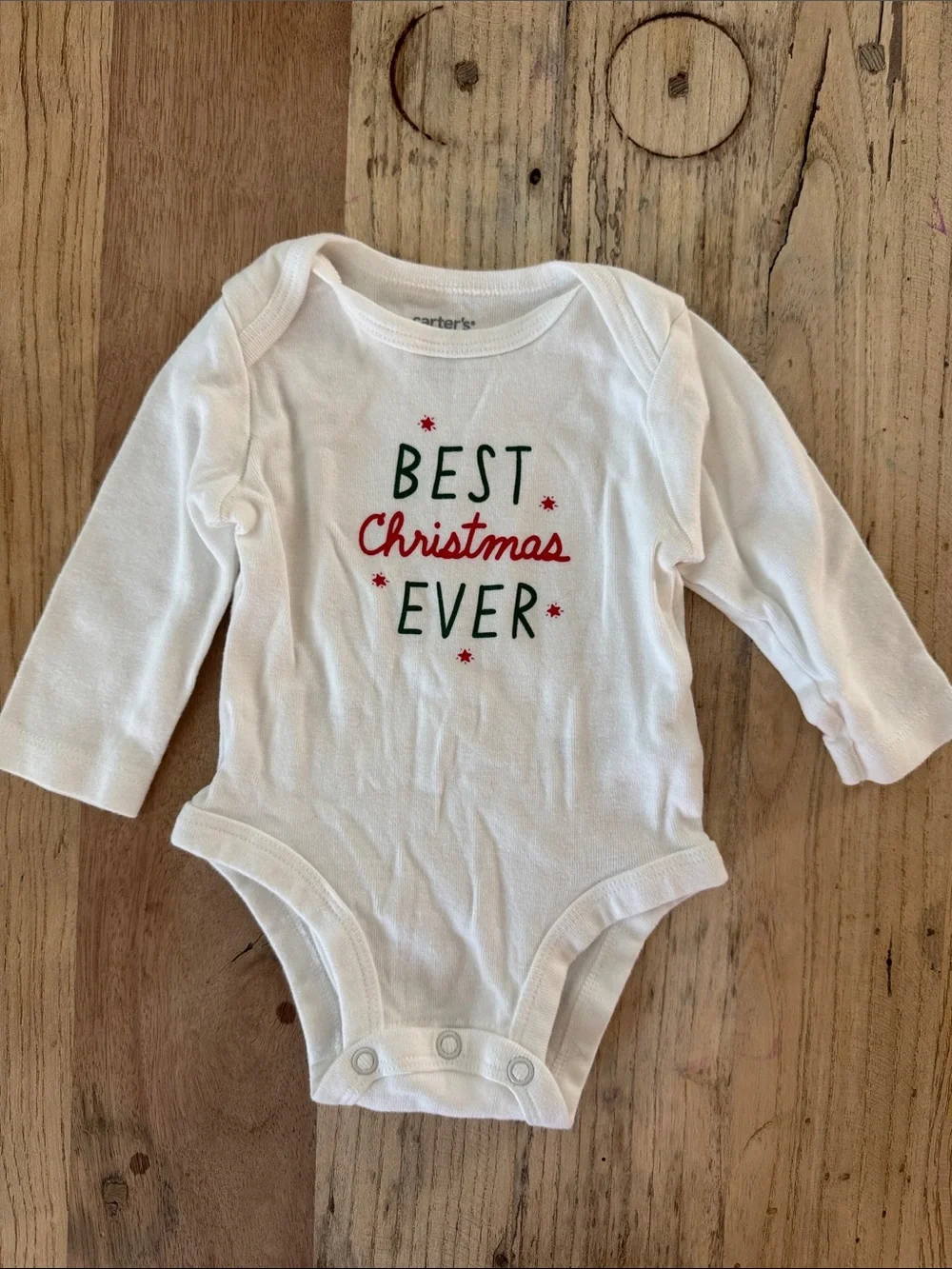 Carter's White Long-Sleeve 